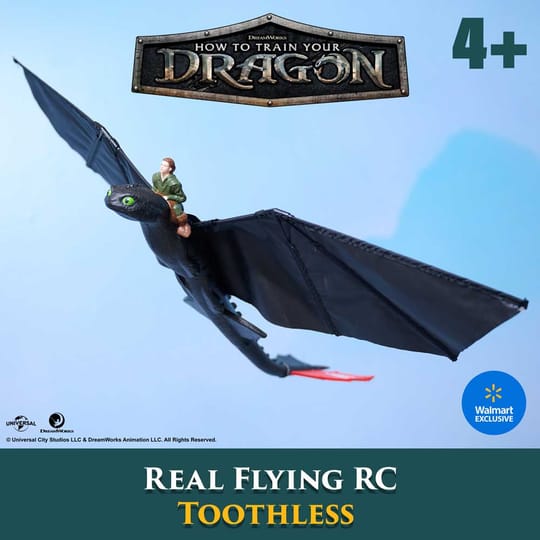 HOW TO TRAIN YOUR DRAGON Летящ дракон Беззъб R/C