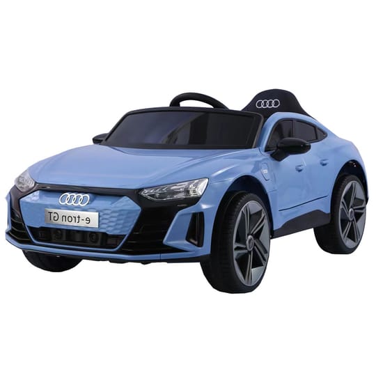 Kола Акумулаторна 12V AUDI RS ETRON GT с кожена седалка и родителски контрол Синя