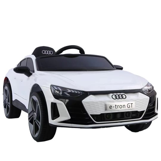 Kола Акумулаторна 12V AUDI RS ETRON GT с кожена седалка и родителски контрол Бяла