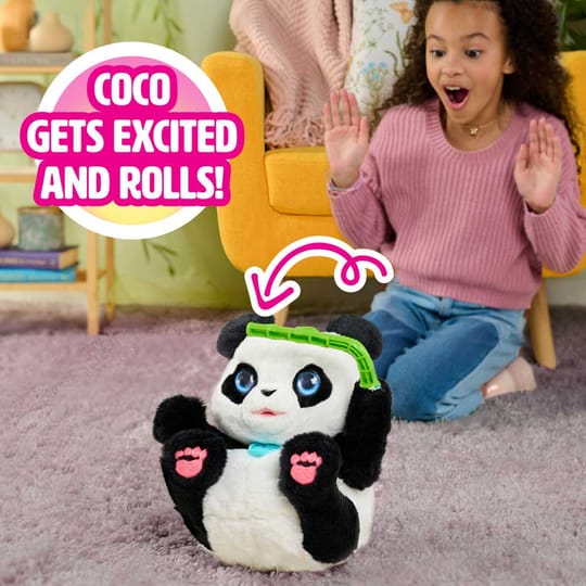 Fur Real Интерактивна Търкаляща се Панда Coco