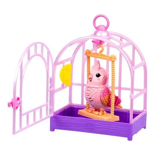 Little Live Pets Really Real Bird Интерактивно Пиле в Клетка Rosie
