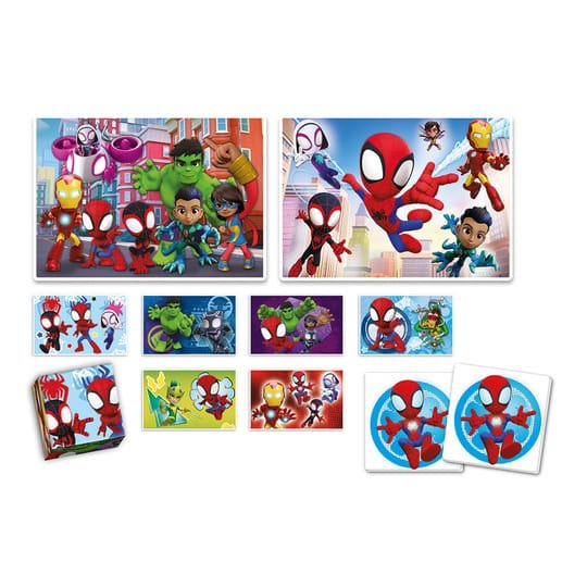 CLEMENTONI EDUKIT 4 в 1 Пъзел + Игри Spidey and His Amazing Friends