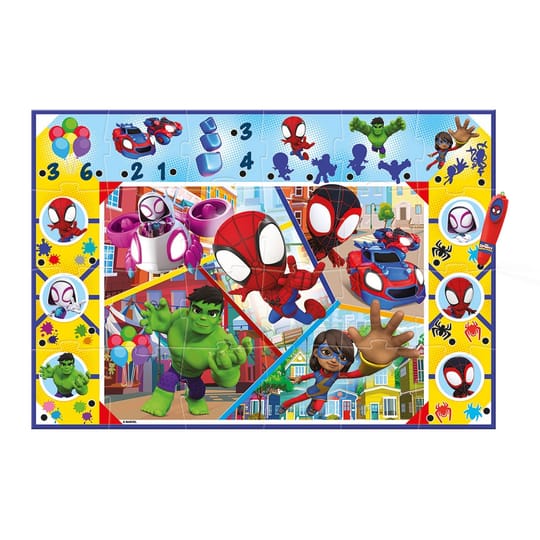 CLEMENTONI 24ч. Гигантски Пъзел за Под Spider-Man