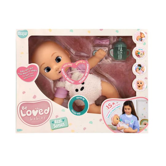 IMC Кукла Бебе Be Loved Harper Дишаща