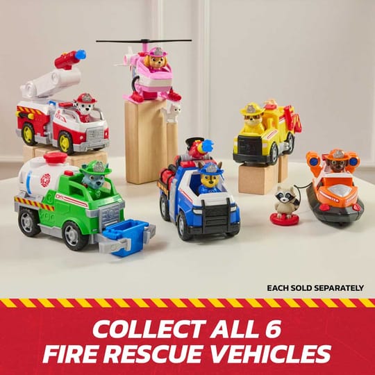 Paw Patrol Fire Rescue Спасителна Кола с Кученце
