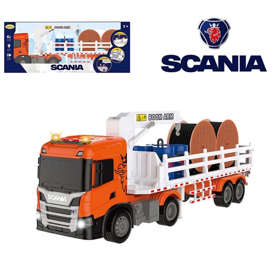 OCIE Scania Камион с Кран Светлини и Звуци