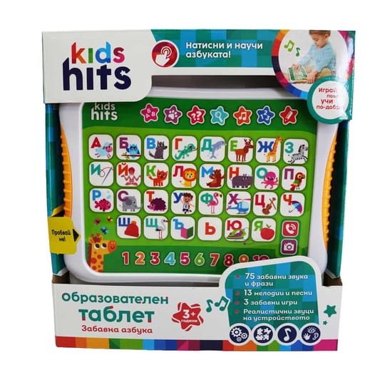Kids Hits Образователен таблет Забавна Азбука БГ език