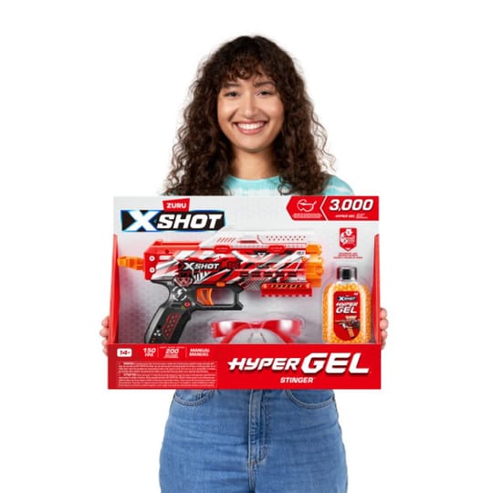 X Shot HYPER GEL Бластер с 3000 гел топчета Stinger