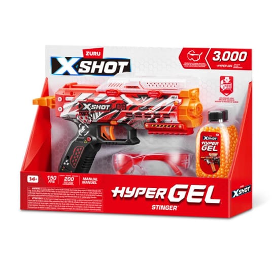 X Shot HYPER GEL Бластер с 3000 гел топчета Stinger