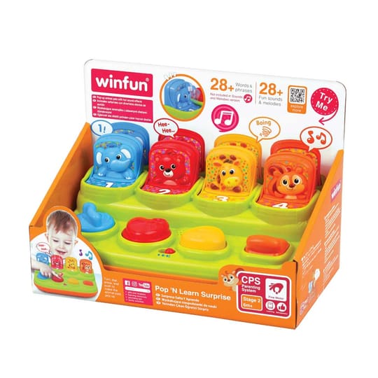 WINFUN Изскачащи Животни Pop'N Learn