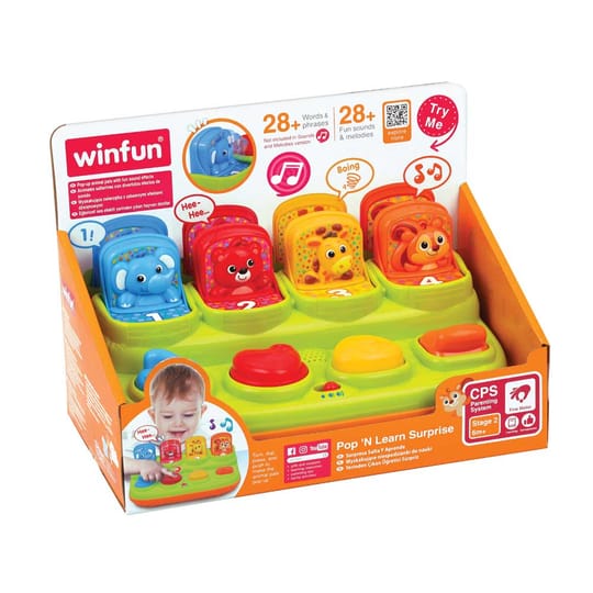 WINFUN Изскачащи Животни Pop'N Learn
