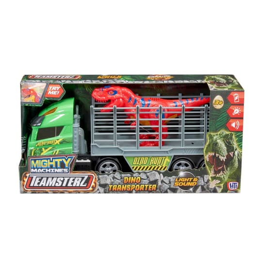 HTI TEAMSTERZ Mighty Machines Камион с Динозавър звук и светлина