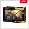 CubicFun Пъзел 3D National Geographic Velociraptor 63ч.