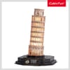 CubicFun Пъзел 3D Leaning Tower of Pisa Night Edition с LED светлини