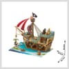 CubicFun Пъзел 3D Кораб Pirate Treasure Ship 157ч.