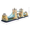 CubicFun Пъзел 3D Tower Bridge 222ч. Отварящ се с LED светлини