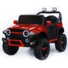 OCIE Джип акумулаторен 12V HEAT SUPER SPIDER с родителски контрол Червен