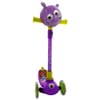 K3YRIDERS Тротинетка 3 колела с плюшено животинче Monster Eyes Purpy