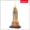 CubicFun Пъзел 3D Empire State Building Night Edition 37ч. с LED светлини