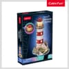 CubicFun Пъзел 3D Морски фар Lighthouse Night Edition 72ч. с LED светлини