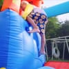 HAPPY HOP Батут замък с пързалка 400x280x265