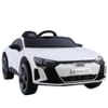 Kола Акумулаторна 12V AUDI RS ETRON GT с кожена седалка и родителски контрол Бяла
