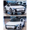 Kола Акумулаторна 12V AUDI RS ETRON GT с кожена седалка и родителски контрол Бяла