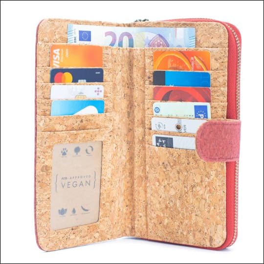 Дамски портфейл от корк модел 2220