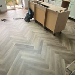LVT herringbone fitting London