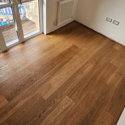 engineered floor finish on site london
