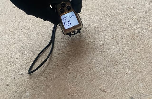 concrete check moisture level