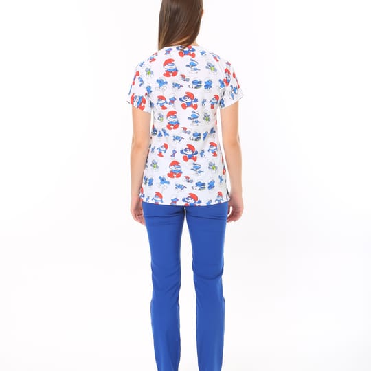 шарена туника на смърфове