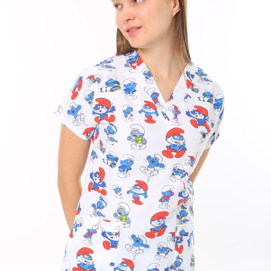 шарена туника на смърфове