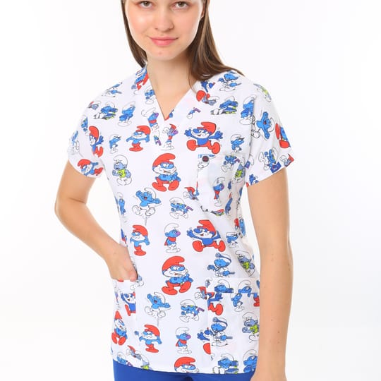 шарена туника на смърфове