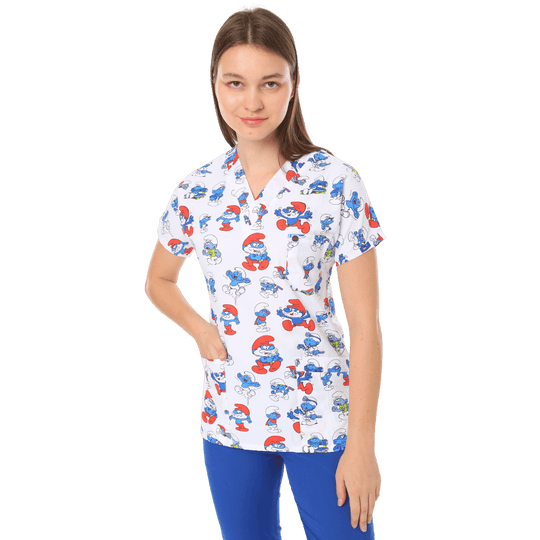 Шарена туника на смърфове