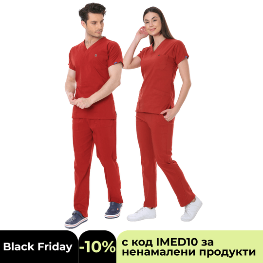 Медицински екип Flexcool керемиденочервен