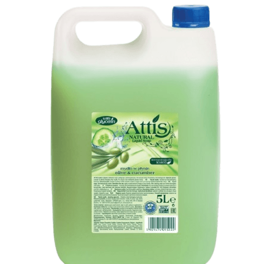 Течен сапун ATTIS Маслини & Краставица 5л.