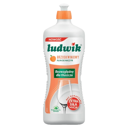 Ludwik Препарат за съдове с аромат на праскова 0.900л.