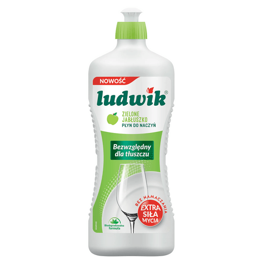 Ludwik Препарат за съдове с аромат на ябълка 0.900л.