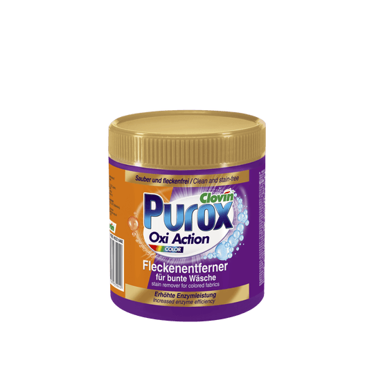 Purox Oxi Препарат за Премахване на Петна на Прах за Цветни Тъкани 0.750g.