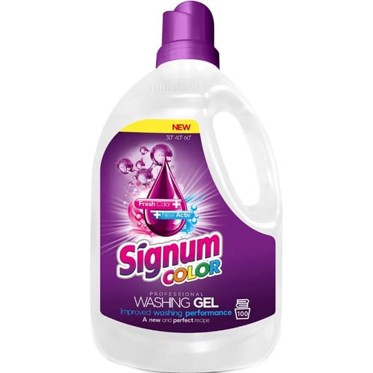  Течен перилен препарат SIGNUM за Цветно пране 3л.