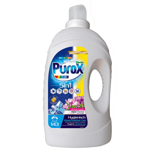 PUROX Гел за пране Color Mountain Flowers 4.3л.