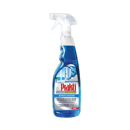 Препарат за почистване на стъкла Dr. Prakti Alcohol & Ammonia 1л.