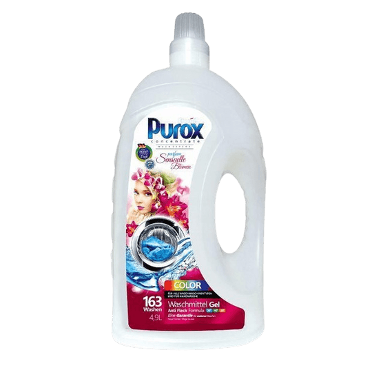 Purox Color Parfum – Парфюмиран гел за пране, 4.9л.