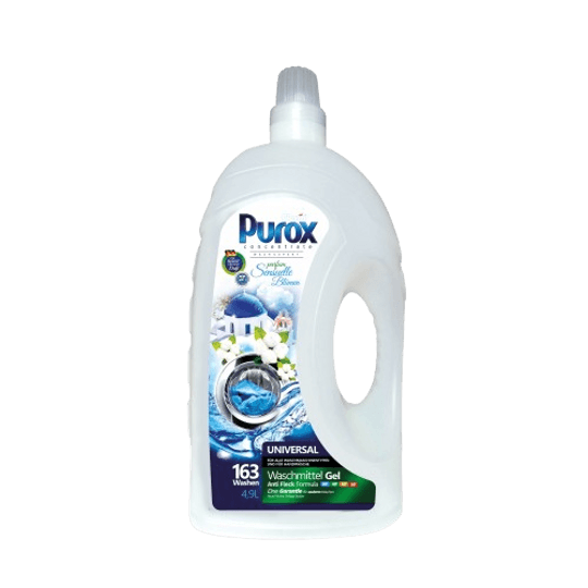 Purox Universal Parfum – Парфюмиран гел за пране, 4.9л.