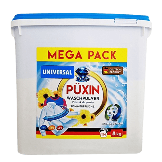 Прах за пране Puxin Mega Pack 8kg Universal