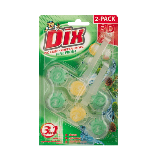 Тоалетни блокчета DIX 3D Pine 2бр