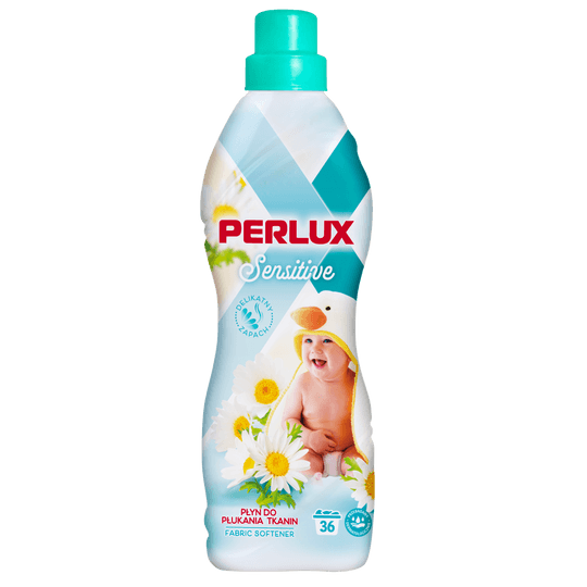 PERLUX Sensitive омекотител за тъкани 900 мл – 36 пранета