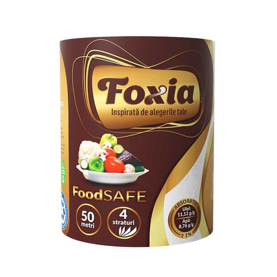 FOXIA Ролка 4 пласта - 50 м - височина 24 см