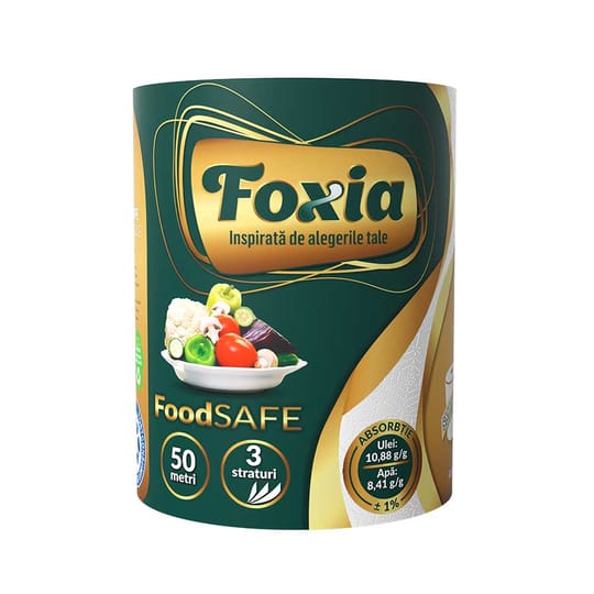 FOXIA Ролка 3 пласта - 50 м - височина 22 см